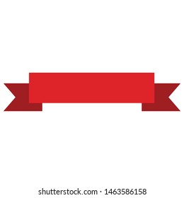 vector illustration of ribbons set. Vector stock.