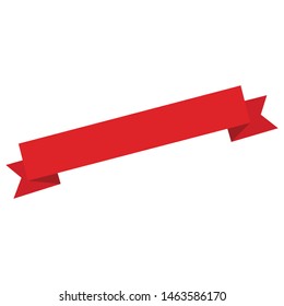 vector illustration of ribbons set. Vector stock.