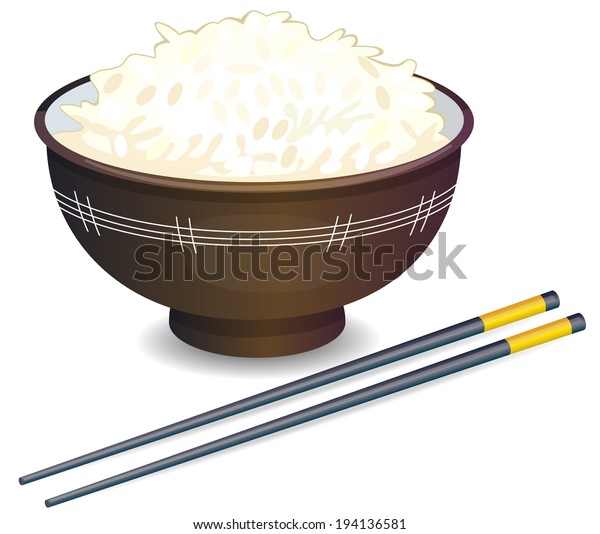 茶碗と箸のベクターイラスト のベクター画像素材 ロイヤリティフリー
