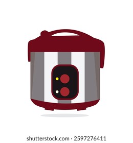 vector illustration of rice cooker