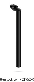 Vector illustration, road bicycle seatpost