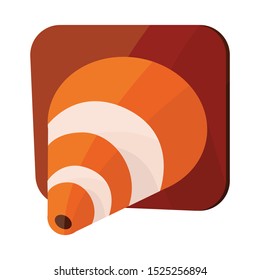 Vector illustration of road and cone icon. Web element of road and barrier vector icon for Stock.