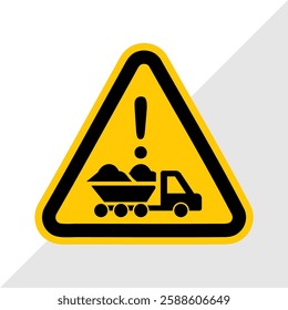 Vector Illustration of Road Construction Warning Signs – Under Construction, Road Work Ahead, Man Digging Ground, Work in Progress, Caution and Hazard Signs for Traffic Safety