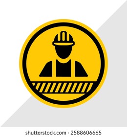 Vector Illustration of Road Construction Warning Signs – Under Construction, Road Work Ahead, Man Digging Ground, Work in Progress, Caution and Hazard Signs for Traffic Safety