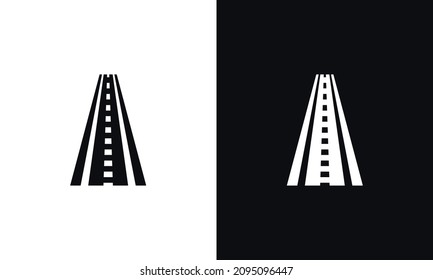 Vector Illustration Road Icon Logo Stock Vector (Royalty Free ...