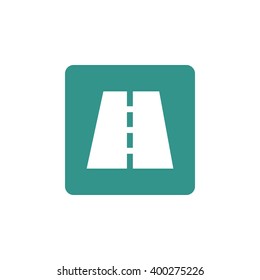 Vector illustration of road icon. Premium quality web icon