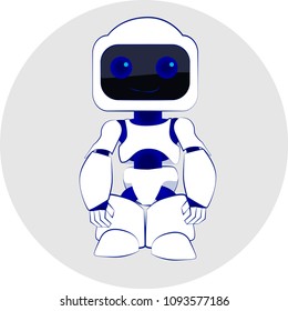 Vector illustration of robot.