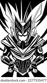 vector illustration of robot cartoon
