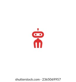 ilustración vectorial del alimento robot