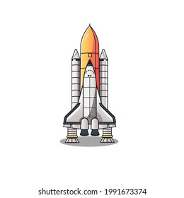 Vector Illustration of the Rocket
