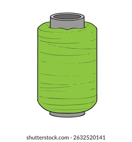 vector illustration of roll thread in origional appearances