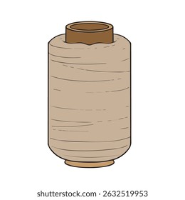 ilustração vetorial de rosca de rolo em aparências vintage
