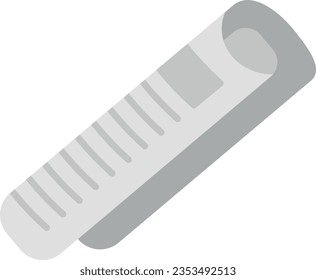 Vector illustration of rolled up newspaper icon.