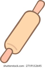 Ilustração vetorial de um rolo de pino