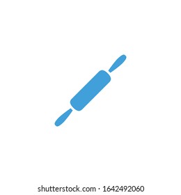 Vector illustration, rolling pin icon template.  