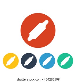 Vector illustration of rolling pin icon