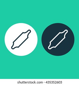 Vector illustration of rolling pin icon