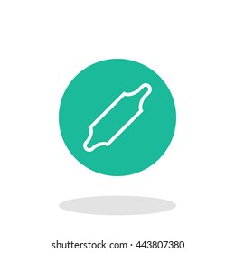 Vector illustration of rolling pin icon
