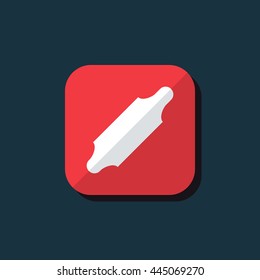 Vector illustration of rolling pin icon