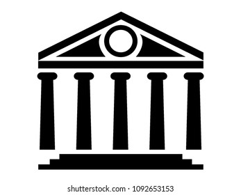 Vector illustration of Roman Pantheon