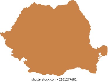 Vector Illustration of Romania map