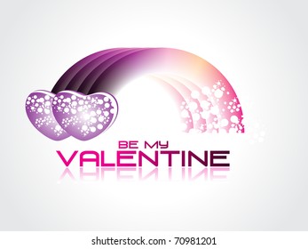 ilustración vectorial de romántico ser mi fondo valentino