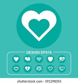 Vector Illustration Romantic Icon