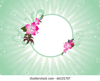 vector illustration of romantic love background