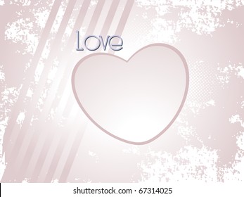 vector illustration of romantic love background
