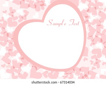 vector illustration of romantic love background