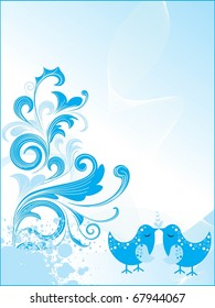 vector illustration of romantic love background