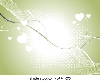 vector illustration of romantic love background
