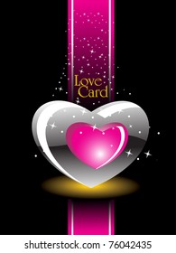 vector illustration of romantic love background, vector wallpaper