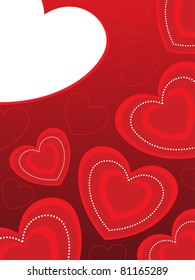 vector illustration of romantic love background