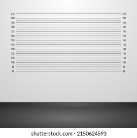 Vector Illustration Room Police Mugshot Background Stock Vector ...