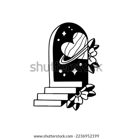 vector illustration of room stairs