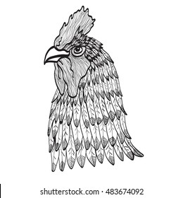 Vector illustration of rooster