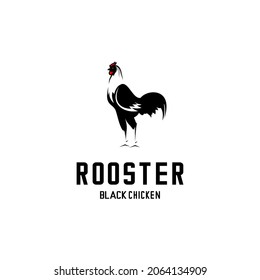 vector illustration of rooster logo, farmer logo