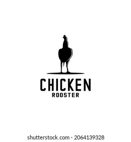 vector illustration of rooster logo, farmer logo, restaurant logo