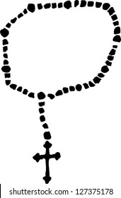 Vector illustration rosary