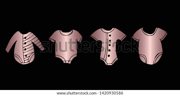 rose gold baby clothes