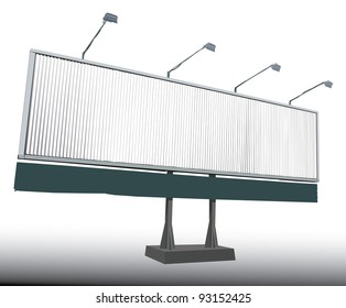 Vector illustration of Rotating Billboard