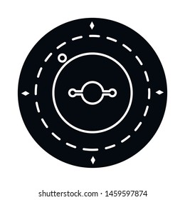 Vector illustration of roulette and game icon. Collection of roulette and luck vector icon for stock.