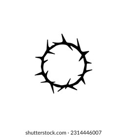 vector illustration of round barbed wire concept