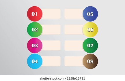 Vektorgrafik von Rundfunk-Infografik-Vorlage für Informationen. Geschäftsvorlage für Broschüren, Diagramme, Webdesign, Datendiagramme oder Social-Media-Beiträge.