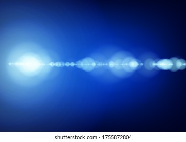 Vector illustration. the round light that is blurred by the lens is glittering. 