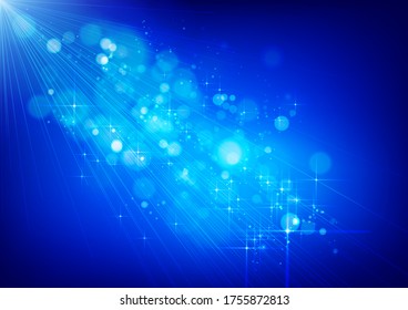 Vector illustration. the round light that is blurred by the lens is glittering. 