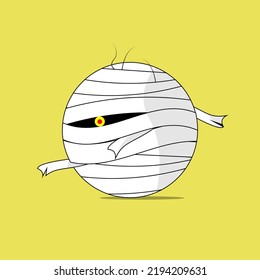 vector illustration with round shape is great for logos, icons, mascots, etc.