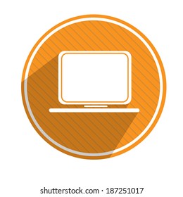 vector illustration round stickers or computer icon