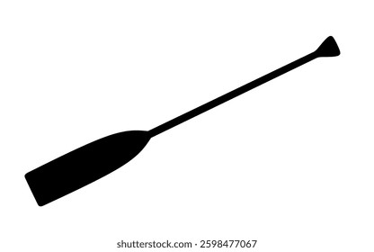 vector illustration of rowing paddle with trendy design